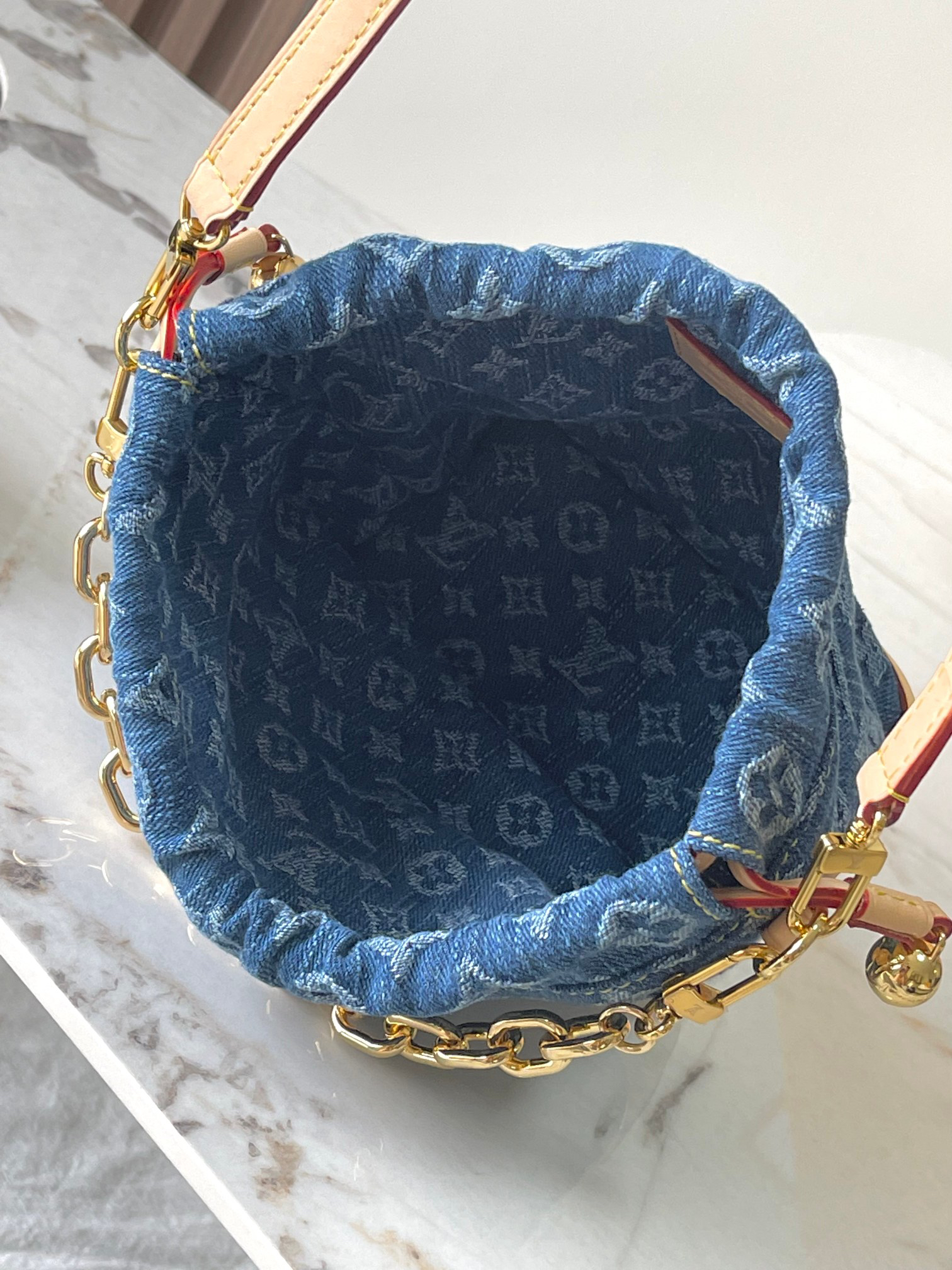NANO NOÉ Denim Crossbody Bag - Image 10
