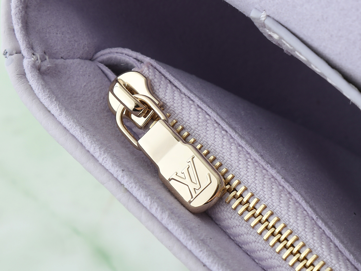 Louis Vuitton Wallet on Chain Ivy in Purple Monogram Empreinte Leather - Image 10