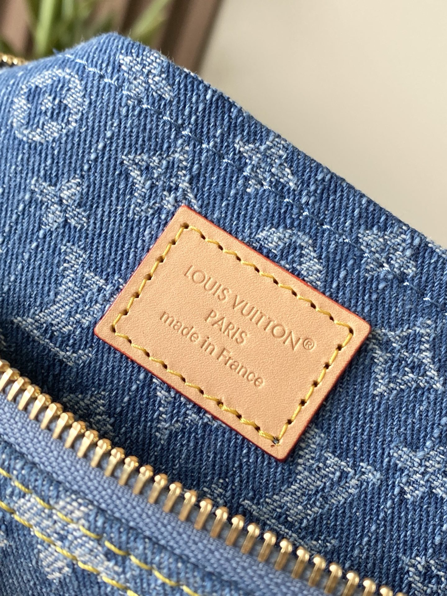 Louis Vuitton Speedy Bandoulière 30 Denim Handbag - Image 10
